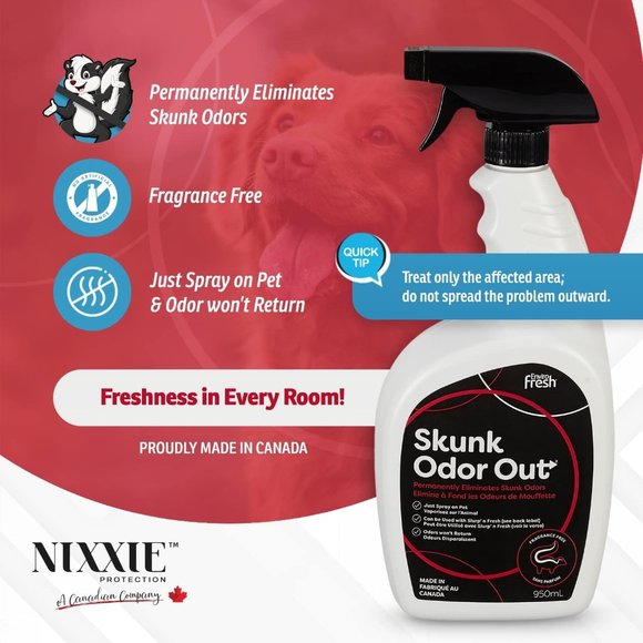 Skunk Odor Remover For Pets by EnviroFresh - Made In Canada - Picture 2 of 3